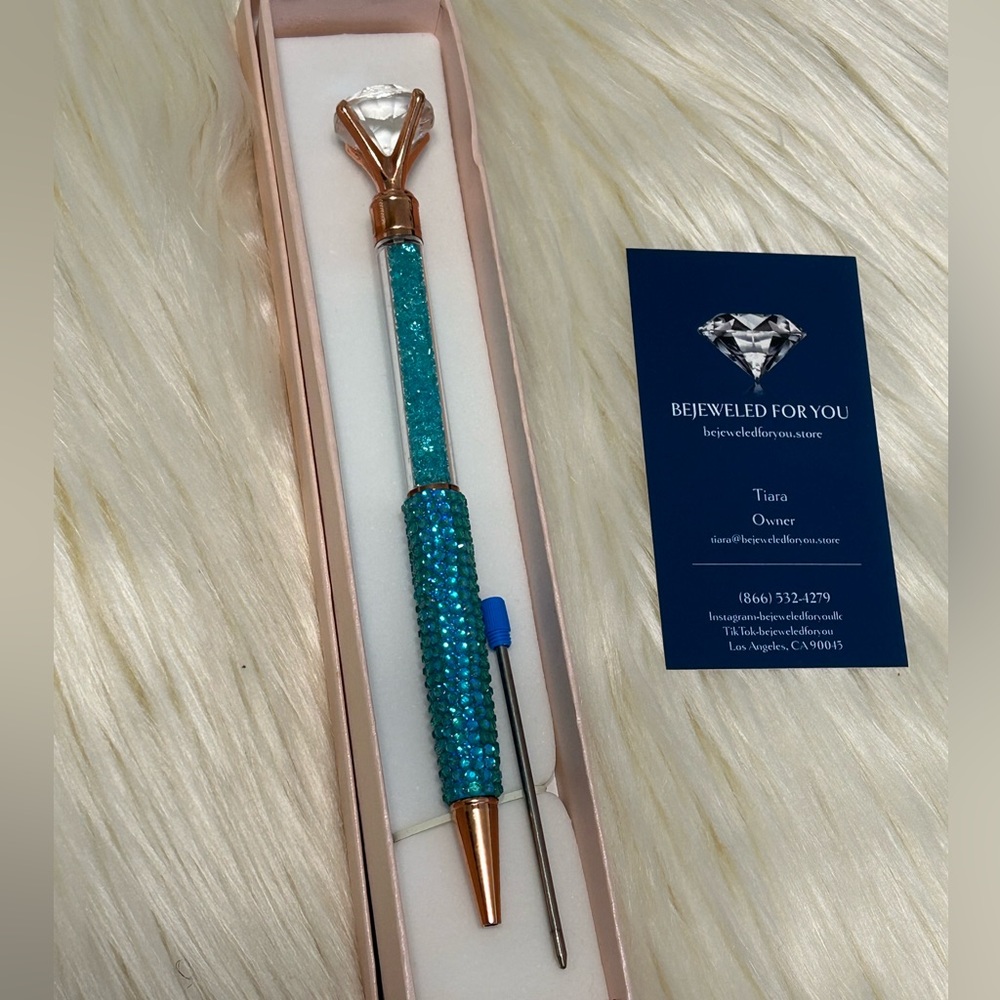 Sparkle and Style: Custom Bling Refillable Pen on Poshmark
